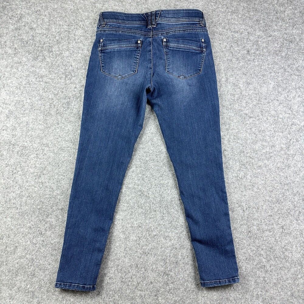 Democracy Ab Technology Jeans Womens 6 Blue Skinny Ankle Everyday Stretch Denim - Picture 9 of 15